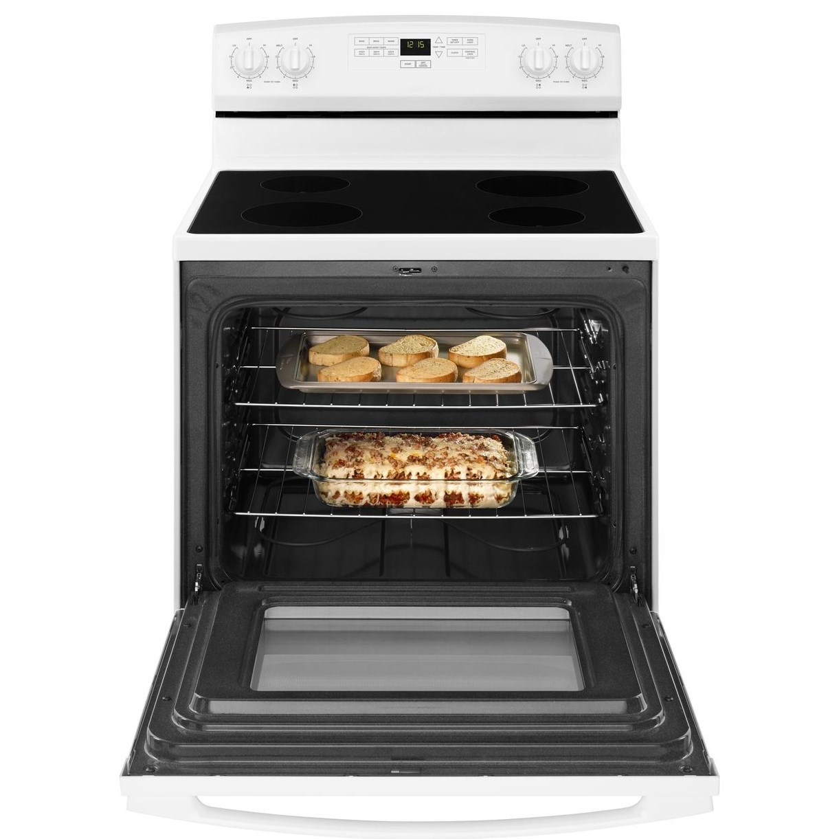 Amana AER6303MFW30inch Amana® Electric Range with ExtraLarge Oven Window Furniture and